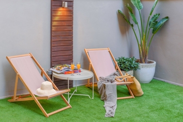 Estupendo apartamento con terraza en el centro de Málaga + parking gratis