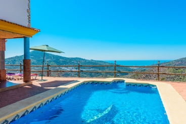 Vakantiehuis voor 10 personen met zwembad en tafeltennistafel in de provincie Malaga