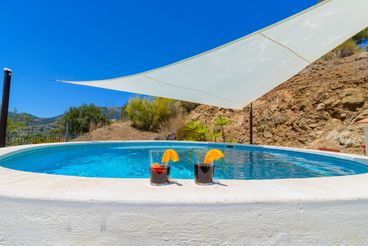 Holiday home on a hilltop, with private outdoor area