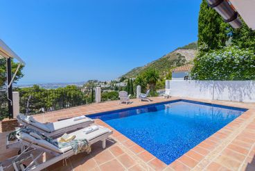 Holiday home with high-quality features and panoramic views in Mijas