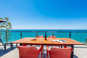 Ferienhaus am Meer mit atemberaubendem Meerblick in Rincón de la Victoria