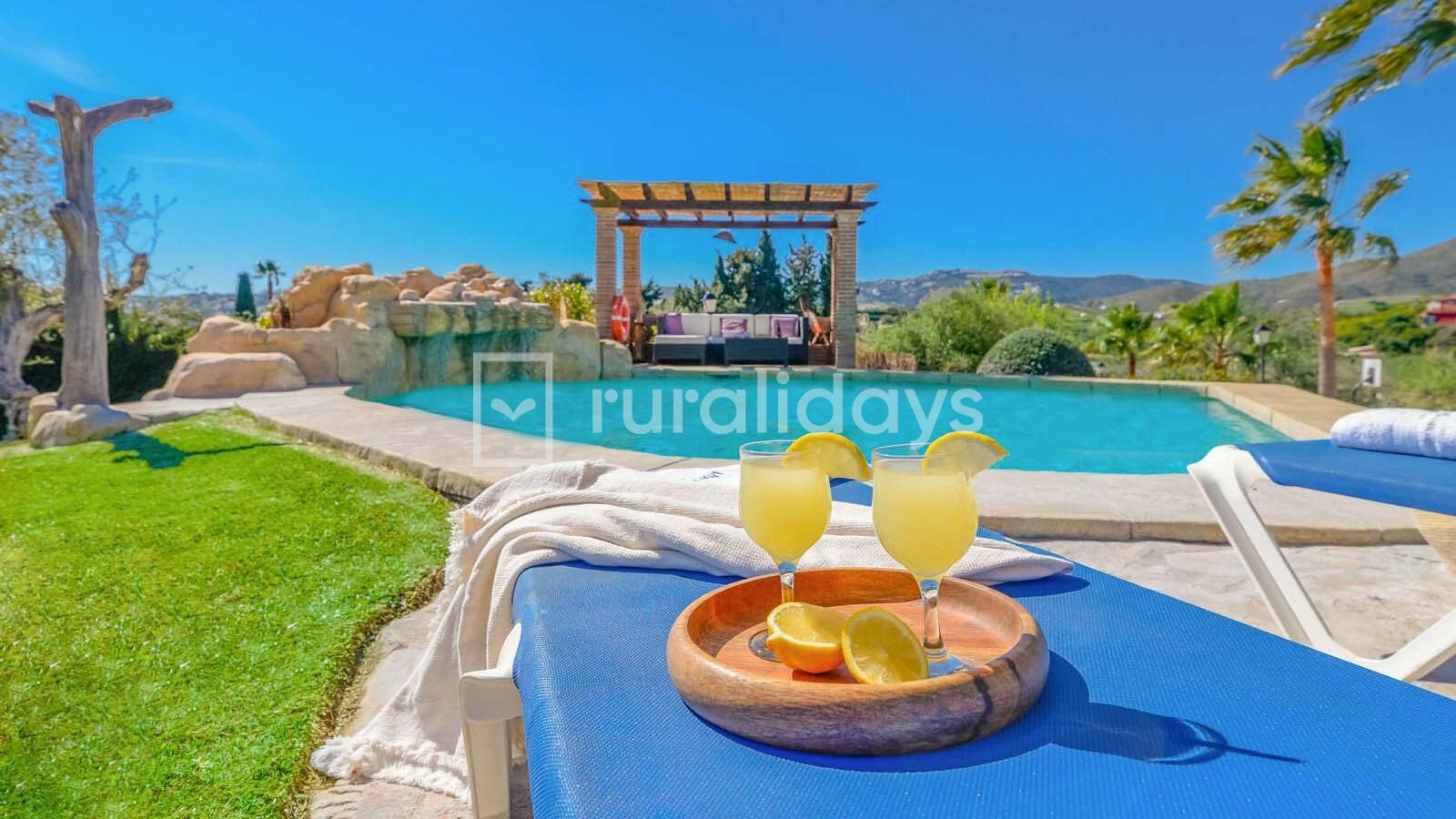 Casa rural Malaga Costa del Sol Andalucía para 8 personas