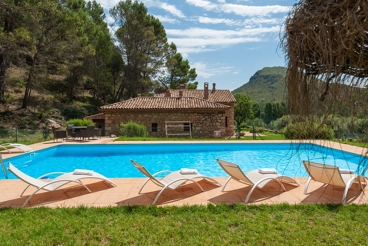 Villa avec piscine et barbecue à Orcera