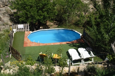 Casa Rural en Oria con zona Chill out y piscina