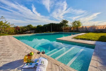 Finca mit Kamin und Swimming Pool in Prado del Rey