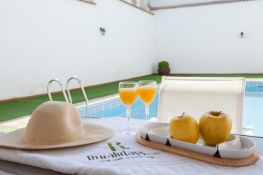 Casa Rural con chimenea y piscina en Santiago de Calatrava