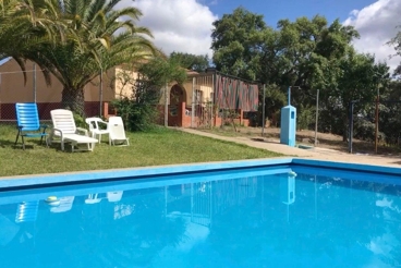 Holiday Home with fireplace and swimming pool in Almonaster La Real