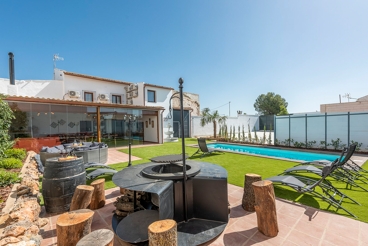 Vakantiehuis met tuin en barbecue in Campiña de Sevilla