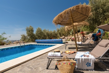 Maison de vacances avec vue magnifique sur le Torcal à Villanueva de la Concepción pour 5 personnes