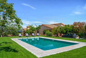Casa Rural con barbacoa y piscina en Ronda para 6 personas