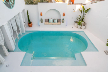 Maison de vacances avec piscine à La Puebla de Los Infantes pour 14 personnes