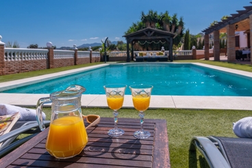 Old Andalusian hacienda traditionally decorated