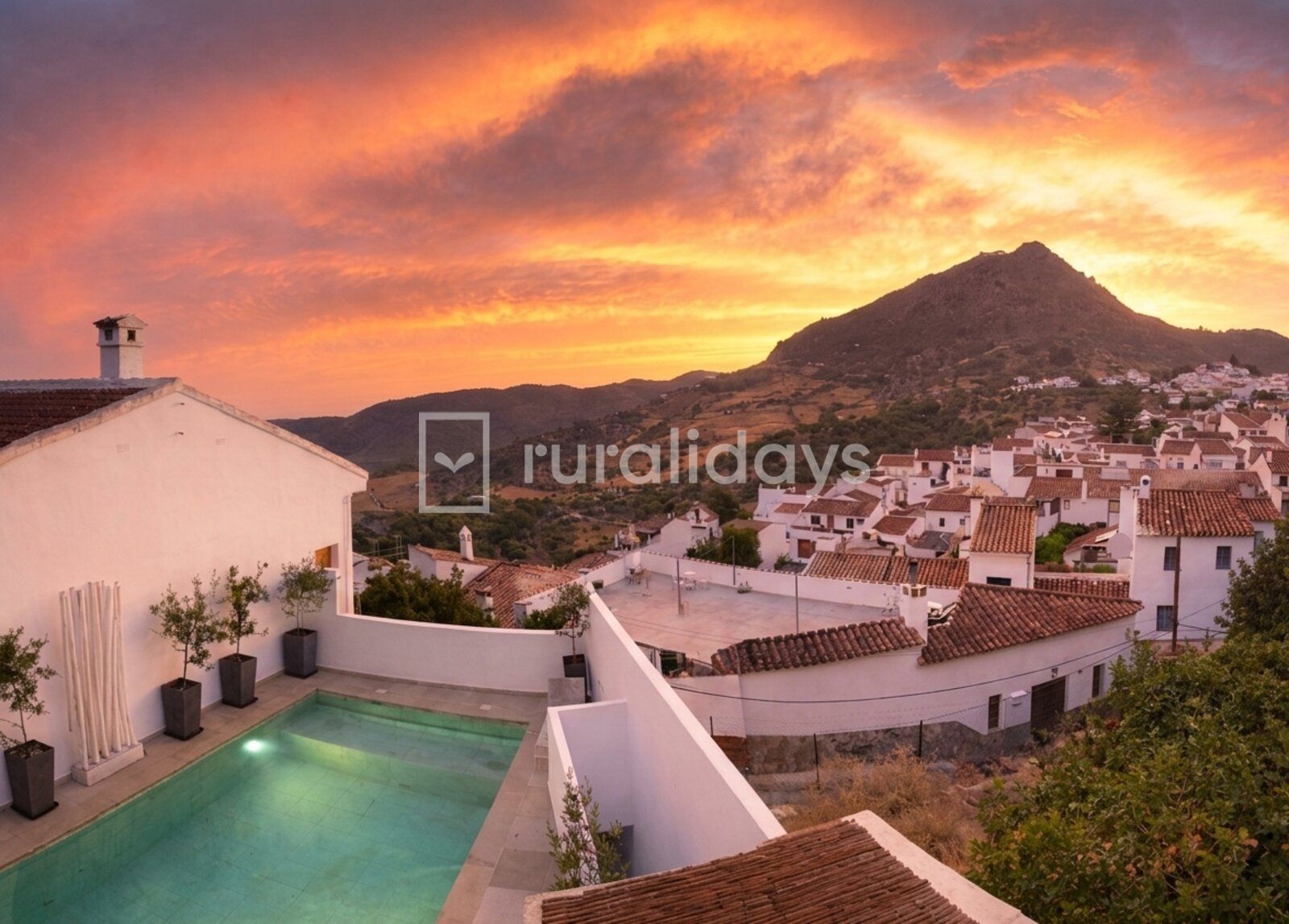 Casa rural Malaga Andalucía para 8 personas